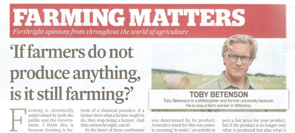 Farmers Guardian Back Page