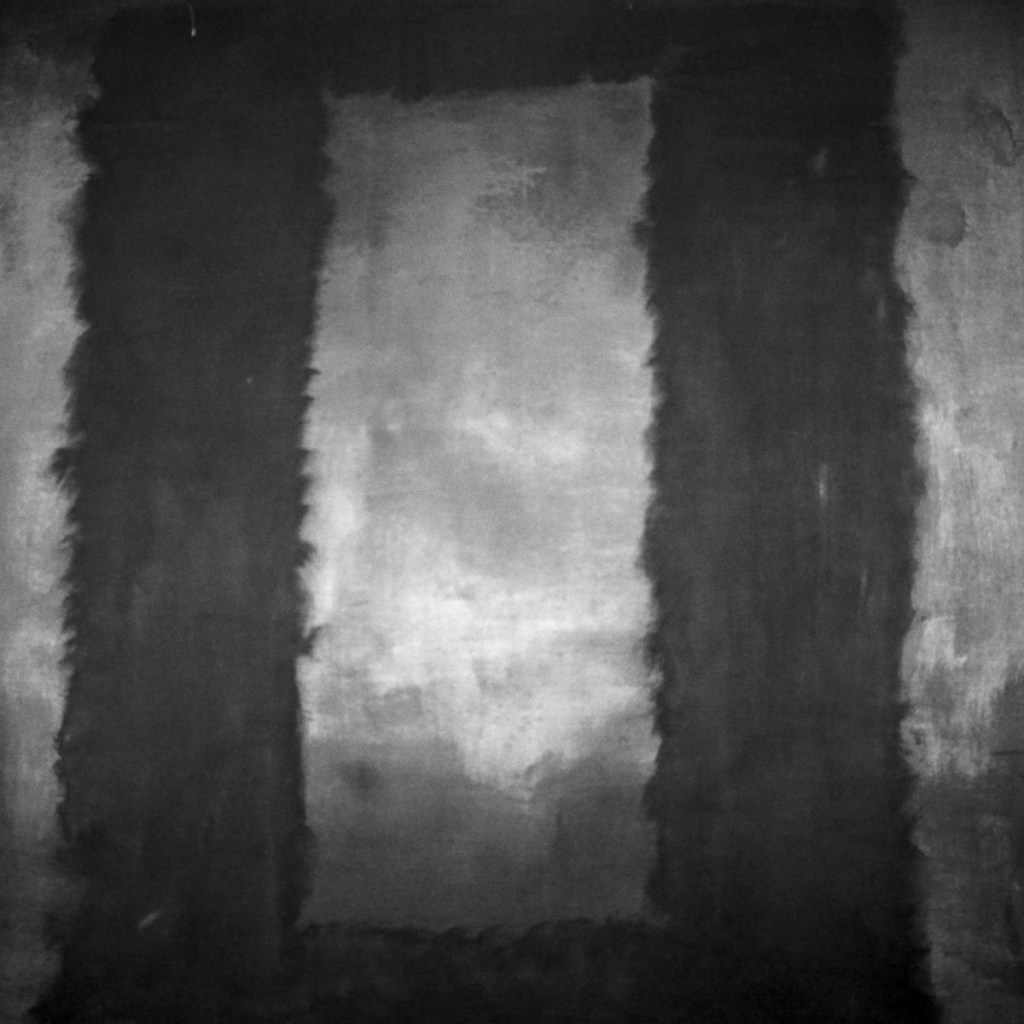 A monochrome-edited Rothko