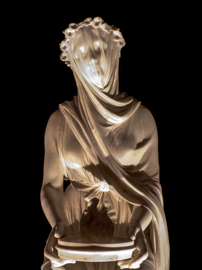 Veiled Vestal statue